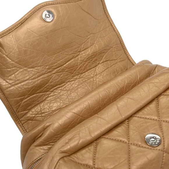 Chanel Gold Calfskin Ladyblade Handbag 186731 - Picture 7 of 10